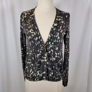 GAP Women's Cardigan Size M Light Weight Long Sleeve Multicolored Button Down